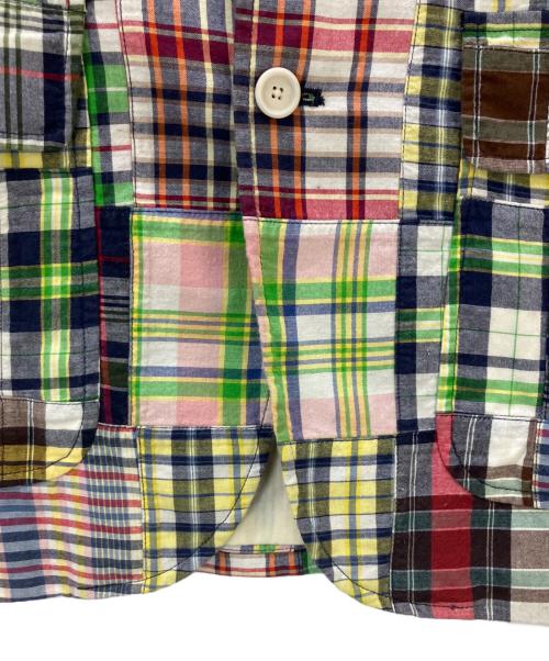 POLO RALPH LAUREN（ポロ・ラルフローレン）POLO RALPH LAUREN (ポロ・ラルフローレン) パッチワークジャケット グリーン サイズ:Lの古着・服飾アイテム