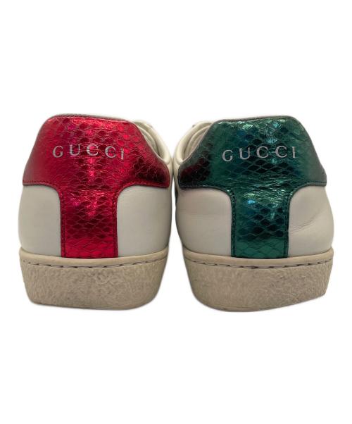 GUCCI（グッチ）GUCCI (グッチ) ローカットスニーカー ホワイト サイズ:23cmの古着・服飾アイテム