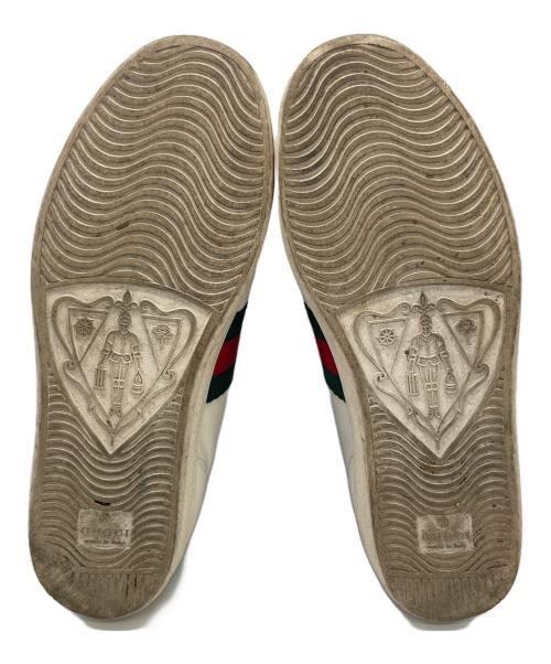 GUCCI（グッチ）GUCCI (グッチ) ローカットスニーカー ホワイト サイズ:23cmの古着・服飾アイテム