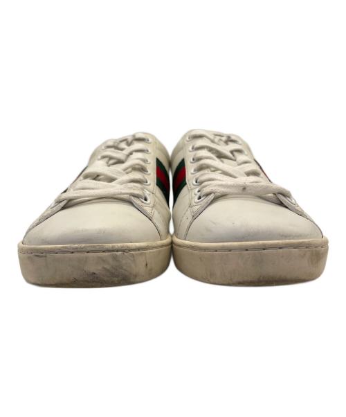 GUCCI（グッチ）GUCCI (グッチ) ローカットスニーカー ホワイト サイズ:23cmの古着・服飾アイテム