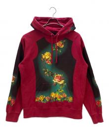 SUPREME×Jean Paul GAULTIER（シュプリーム×ジャンポールゴルチェ）の古着「プルオーバーパーカー 19ss Floral Print Sweatpant」｜レッド