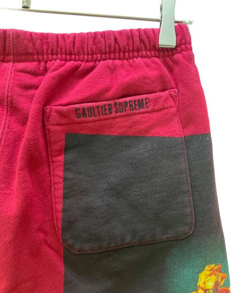 SUPREME（シュプリーム）SUPREME (シュプリーム) Jean Paul GAULTIER (ジャンポールゴルチェ) スウェットパンツ 19ss Floral Print Sweatpant レッド サイズ:Sの古着・服飾アイテム