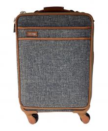 hartmann（ハートマン）の古着「キャリーバッグ　BLUE TWEED」｜ブラウン×グレー