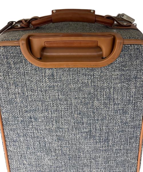 hartmann（ハートマン）hartmann (ハートマン) キャリーバッグ　BLUE TWEED ブラウン×グレーの古着・服飾アイテム