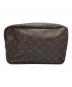 LOUIS VUITTON (ルイ ヴィトン) LOUIS VUITTON　コスメポーチ　トゥルーストワレット28 ブラウン：30000円