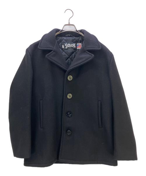 Schott（ショット）Schott (ショット) Pコート ブラック サイズ:42の古着・服飾アイテム