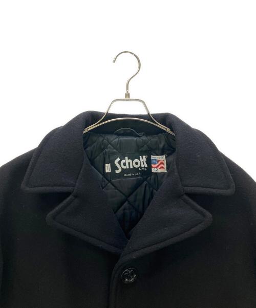 Schott（ショット）Schott (ショット) Pコート ブラック サイズ:42の古着・服飾アイテム