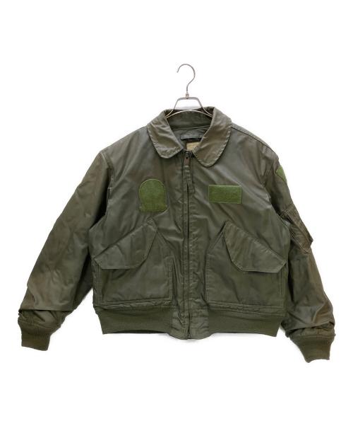 US ARMY（ユーエスアーミー）US ARMY (ユーエスアーミー) フライトジャケット オリーブ サイズ:Lの古着・服飾アイテム