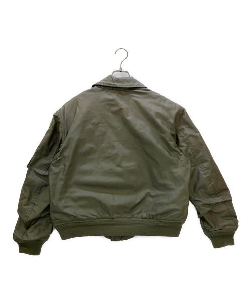US ARMY（ユーエスアーミー）US ARMY (ユーエスアーミー) フライトジャケット オリーブ サイズ:Lの古着・服飾アイテム