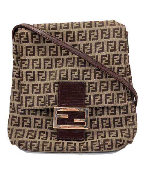 FENDI（フェンディ）FENDI (フェンディ) ショルダーバッグ ズッキーノ ベージュの古着・服飾アイテム