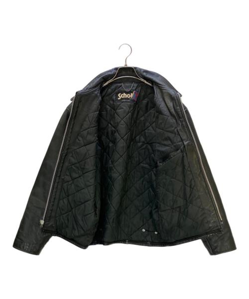 Schott（ショット）Schott (ショット) シングルライダースジャケット ブラック サイズ:40の古着・服飾アイテム