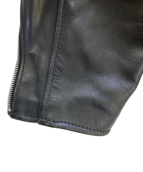 Schott（ショット）Schott (ショット) シングルライダースジャケット ボアライナー付 ブラック サイズ:40の古着・服飾アイテム