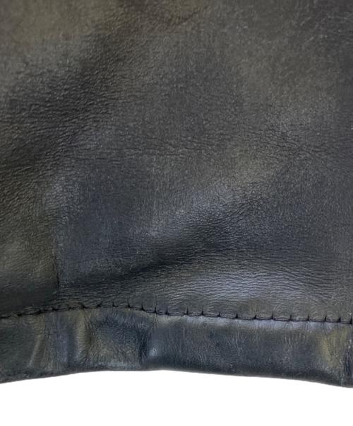 Schott（ショット）Schott (ショット) シングルライダースジャケット ボアライナー付 ブラック サイズ:40の古着・服飾アイテム