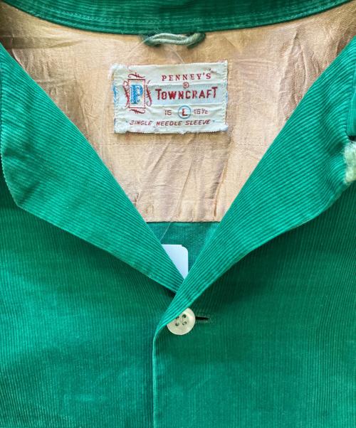 TOWN CRAFT（タウンクラフト）TOWN CRAFT (タウンクラフト) 長袖シャツ グリーン サイズ:Lの古着・服飾アイテム