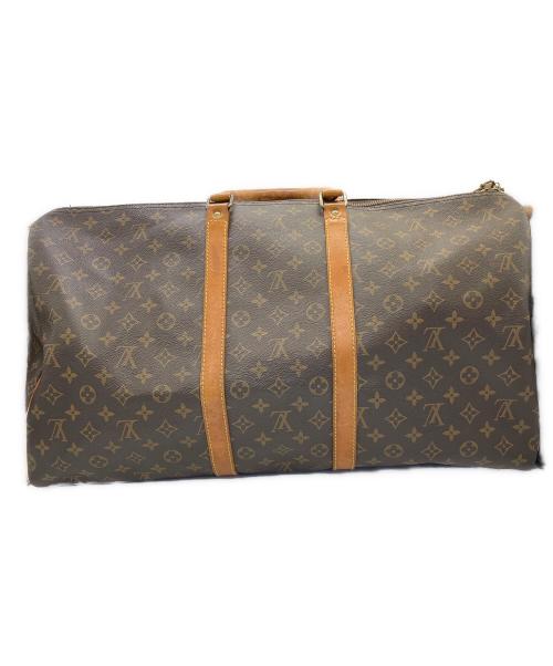 LOUIS VUITTON（ルイ ヴィトン）LOUIS VUITTON (ルイ ヴィトン) LOUIS VUITTON　トラベルボストンバッグ　キーポル55 ブラウンの古着・服飾アイテム
