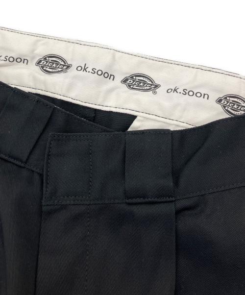 Dickies（ディッキーズ）Dickies (ディッキーズ) ok.soon (オクスン) タックワイドパンツ ブラック サイズ:M 未使用品の古着・服飾アイテム