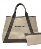 BALENCIAGAバレンシアガ）の古着「トートバッグ」｜ホワイト×グレー