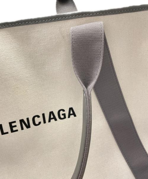 BALENCIAGA（バレンシアガ）BALENCIAGA (バレンシアガ) トートバッグ ホワイト×グレーの古着・服飾アイテム