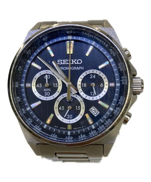 SEIKO（セイコー）SEIKO (セイコー) クロノグラフ ネイビーの古着・服飾アイテム