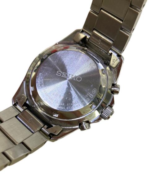 SEIKO（セイコー）SEIKO (セイコー) クロノグラフ ネイビーの古着・服飾アイテム