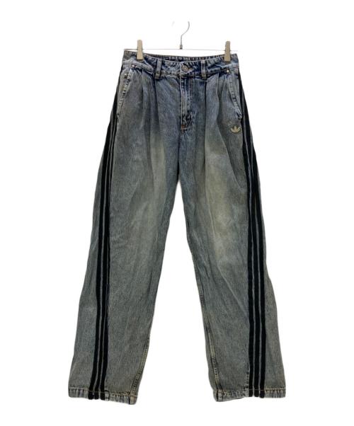 adidas（アディダス）adidas (アディダス) デニムパンツ ADILENIUM 5.0 DENIM JEANS インディゴ サイズ:26の古着・服飾アイテム