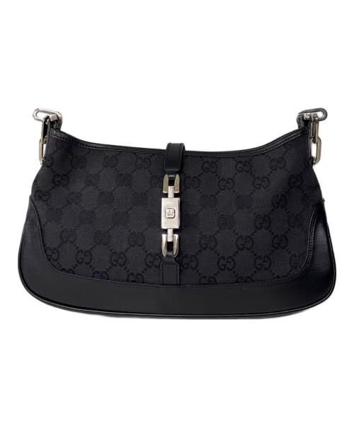 GUCCI（グッチ）GUCCI (グッチ) チェーンショルダーバッグ ブラックの古着・服飾アイテム
