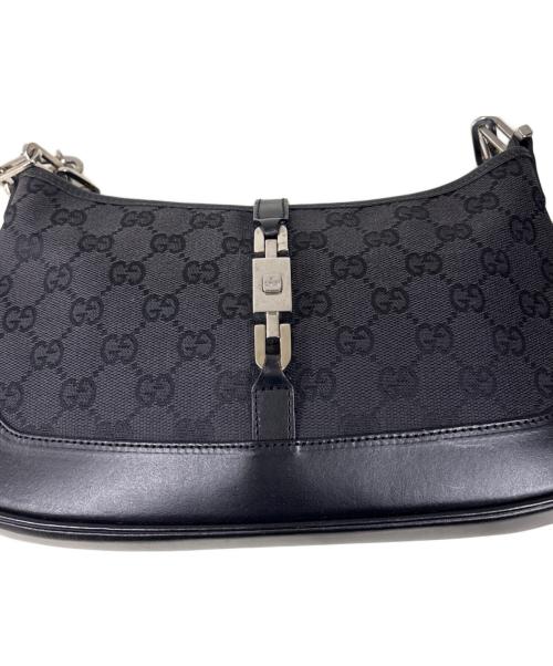 GUCCI（グッチ）GUCCI (グッチ) チェーンショルダーバッグ ブラックの古着・服飾アイテム
