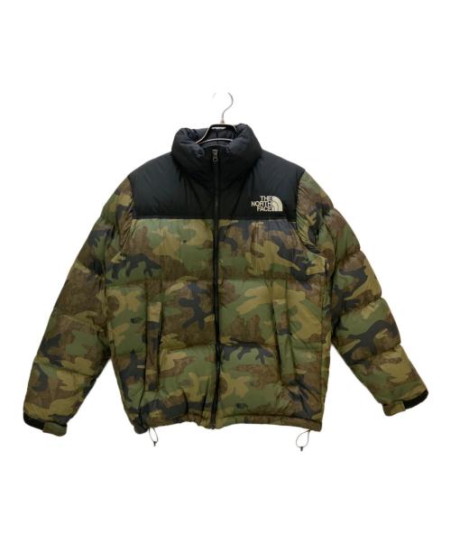THE NORTH FACE（ザ ノース フェイス）THE NORTH FACE (ザ ノース フェイス) ダウンジャケット ノベルティーヌプシジャケット カーキ サイズ:Mの古着・服飾アイテム