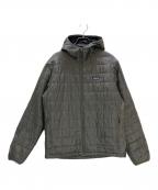 Patagoniaパタゴニア）の古着「中綿ジャケット ナノパフフーディ」｜グレー