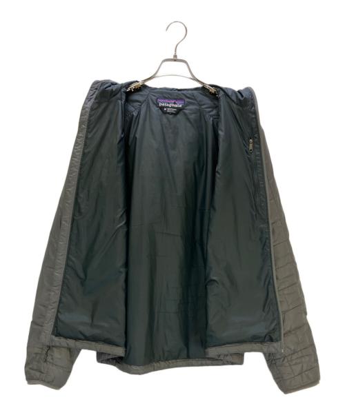 Patagonia（パタゴニア）Patagonia (パタゴニア) 中綿ジャケット ナノパフフーディ グレー サイズ:Mの古着・服飾アイテム