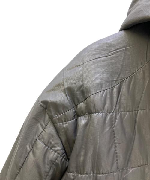 Patagonia（パタゴニア）Patagonia (パタゴニア) 中綿ジャケット ナノパフフーディ グレー サイズ:Mの古着・服飾アイテム