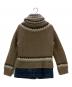 tricot COMME des GARCONS (トリココムデギャルソン) ニットジャケット ブラウン×ブルー サイズ:M：18000円