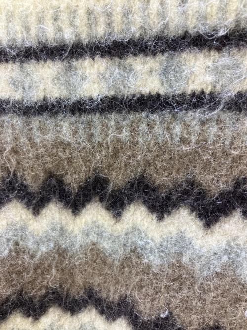 tricot COMME des GARCONS（トリココムデギャルソン）tricot COMME des GARCONS (トリココムデギャルソン) 切替スカート ブラウン×インディゴ サイズ:Sの古着・服飾アイテム