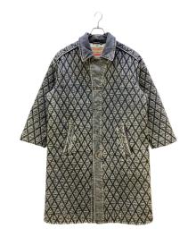 DIESEL（ディーゼル）の古着「キルティングコート D-ROKU-LONG」｜グレー