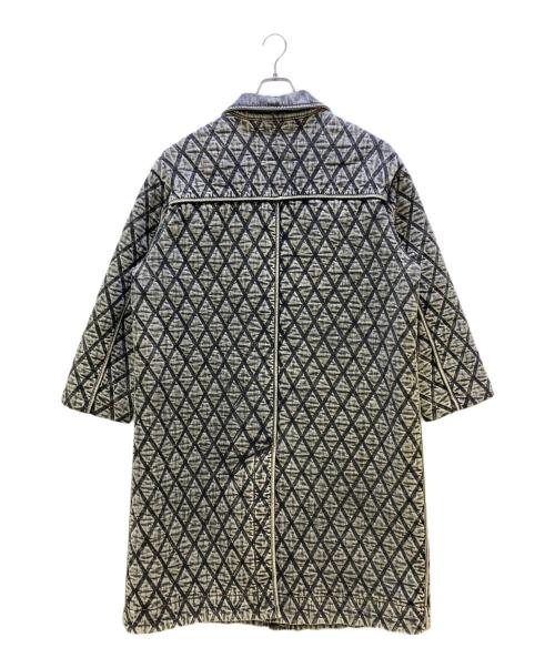 DIESEL（ディーゼル）DIESEL (ディーゼル) キルティングコート D-ROKU-LONG グレー サイズ:XXLの古着・服飾アイテム