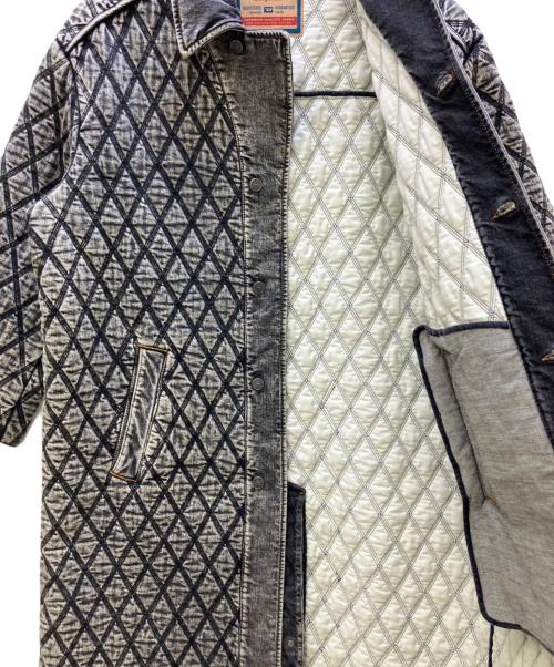 DIESEL（ディーゼル）DIESEL (ディーゼル) キルティングコート D-ROKU-LONG グレー サイズ:XXLの古着・服飾アイテム
