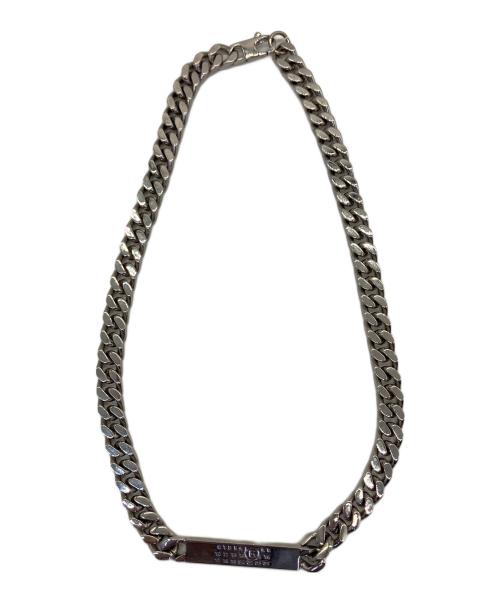 MM6 Maison Margiela（エムエムシックスメゾンマルジェラ）MM6 Maison Margiela (エムエムシックスメゾンマルジェラ) ナンバリングロゴチェーンネックレスの古着・服飾アイテム