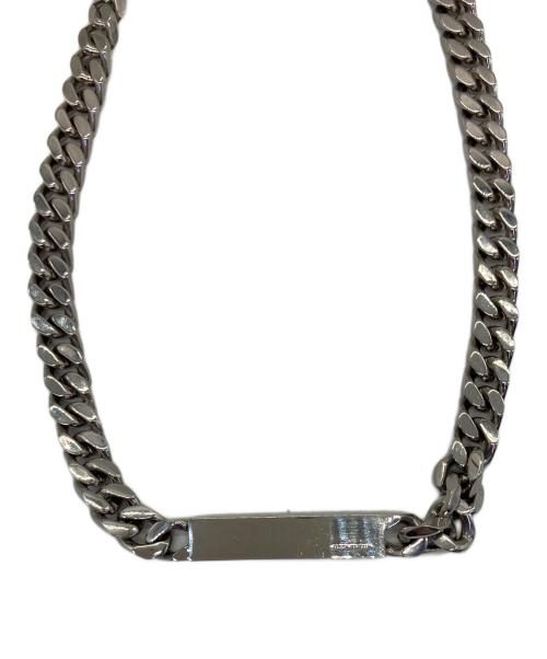 MM6 Maison Margiela（エムエムシックスメゾンマルジェラ）MM6 Maison Margiela (エムエムシックスメゾンマルジェラ) ナンバリングロゴチェーンネックレスの古着・服飾アイテム