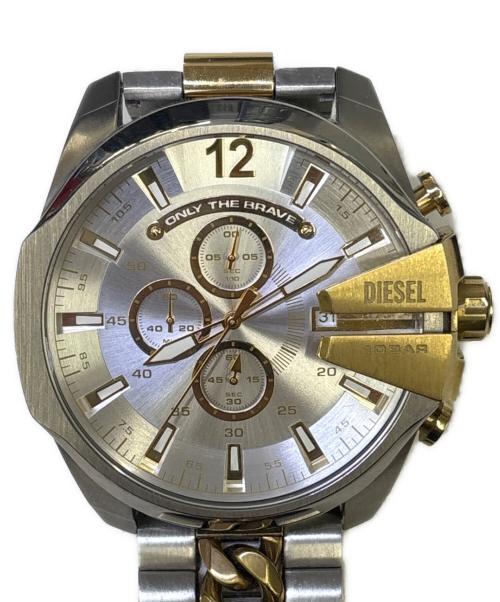 DIESEL（ディーゼル）DIESEL (ディーゼル) Mega Chief Two-Tone Stainless Steel Watchの古着・服飾アイテム
