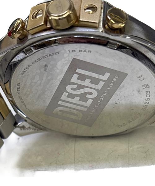 DIESEL（ディーゼル）DIESEL (ディーゼル) Mega Chief Two-Tone Stainless Steel Watchの古着・服飾アイテム