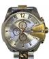 DIESEL（ディーゼル）の古着「Mega Chief Two-Tone Stainless Steel Watch」
