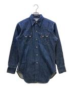 LEVI'Sリーバイス）の古着「50s復刻 ショートホーンウエスタンシャツ」｜インディゴ