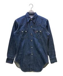 LEVI'S（リーバイス）の古着「50s復刻 ショートホーンウエスタンシャツ」｜インディゴ