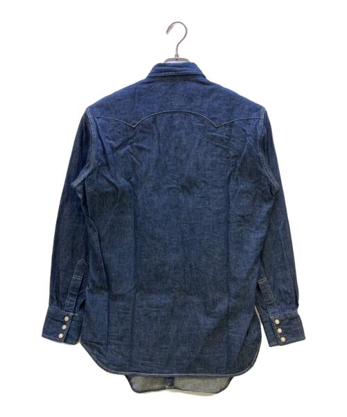 LEVI'S（リーバイス）LEVI'S (リーバイス) 50s復刻 ショートホーンウエスタンシャツ インディゴ サイズ:40の古着・服飾アイテム