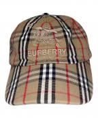 BURBERRY×SUPREMEバーバリー×シュプリーム）の古着「キャップ　ノバチェック　22SS」｜ベージュ