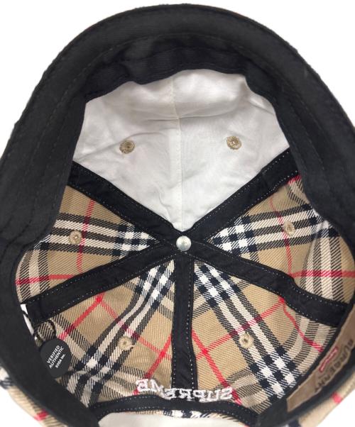 BURBERRY（バーバリー）BURBERRY (バーバリー) Supreme (シュプリーム) キャップ　ノバチェック　22SS ベージュの古着・服飾アイテム