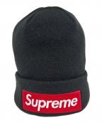 SUPREME×New Eraシュプリーム×ニューエラ）の古着「ニット帽　Box Logo Beanie」｜ブラック
