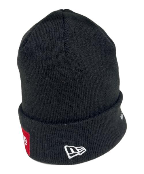 SUPREME（シュプリーム）Supreme (シュプリーム) New Era (ニューエラ) ニット帽　Box Logo Beanie ブラックの古着・服飾アイテム