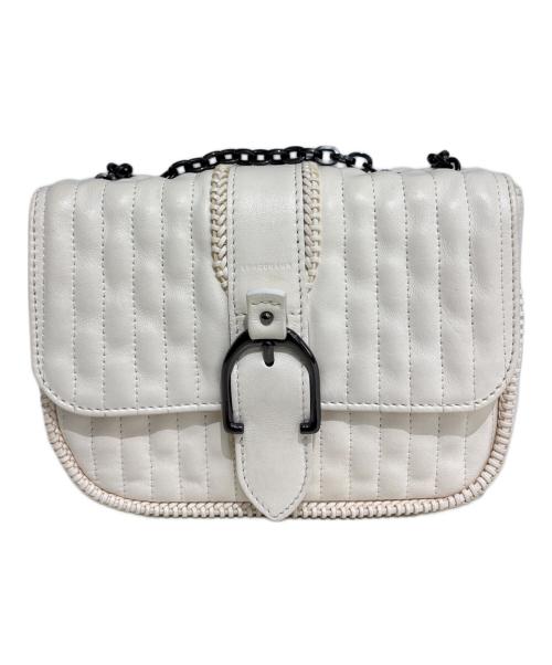 LONGCHAMP（ロンシャン）LONGCHAMP (ロンシャン) チェーンショルダーバッグ　アマゾーヌ ホワイトの古着・服飾アイテム