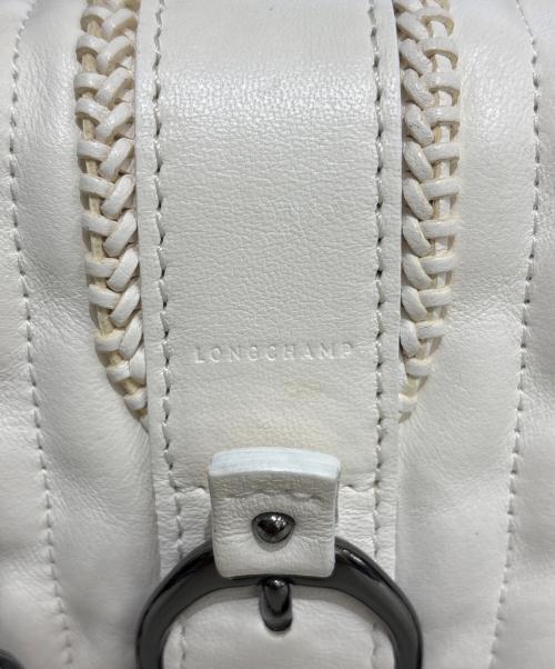 LONGCHAMP（ロンシャン）LONGCHAMP (ロンシャン) チェーンショルダーバッグ　アマゾーヌ ホワイトの古着・服飾アイテム